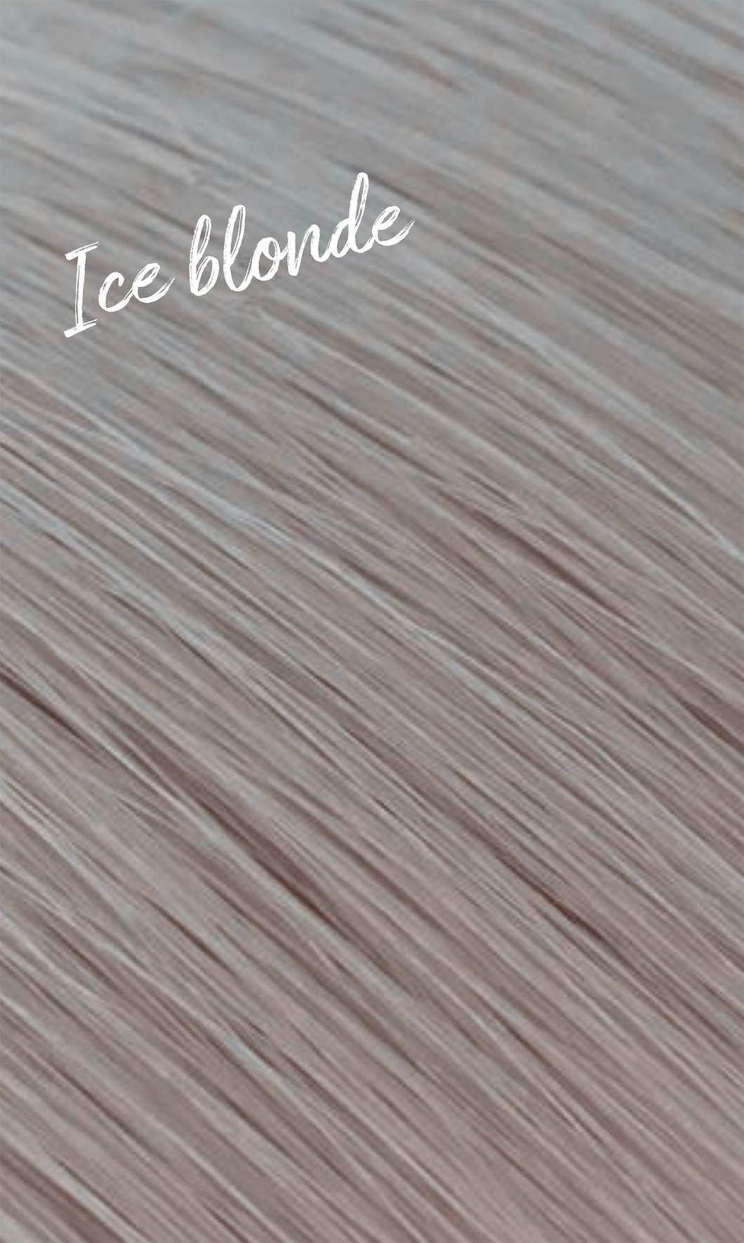 Ice Blonde Hand Tied Weft Hair Extensions