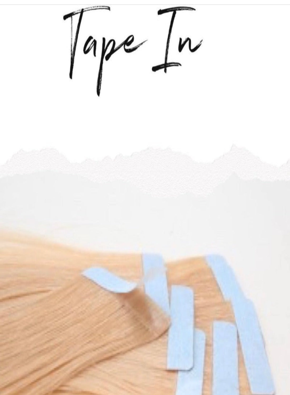 Practice Tape Hair Extensions