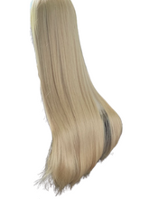 Load image into Gallery viewer, 30&quot; Blonde Front Lace Wig 150% Density Light Platinum Blonde
