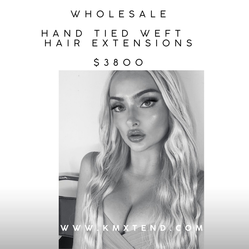Wholesale Hand Tied Weft Hair Extensions Package
