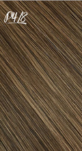 Load image into Gallery viewer, Highlighted Light and Medium Brown Cuticle Aligned Remy Clip In Hair Extensions Color P4/8
