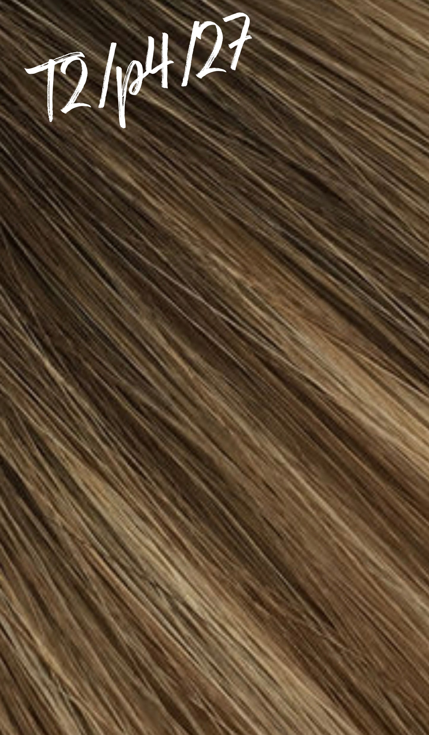 Dark Brown Balayage with Golden Blonde Cuticle Aligned Remy Clip In Hair Extensions T2/P4/27