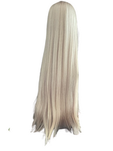 Load image into Gallery viewer, 30&quot; Blonde Front Lace Wig 200% Density Light Platinum Blonde
