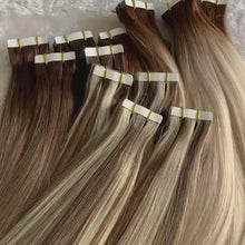 Load and play video in Gallery viewer, Luxury Quality Tape Hair Extensions
